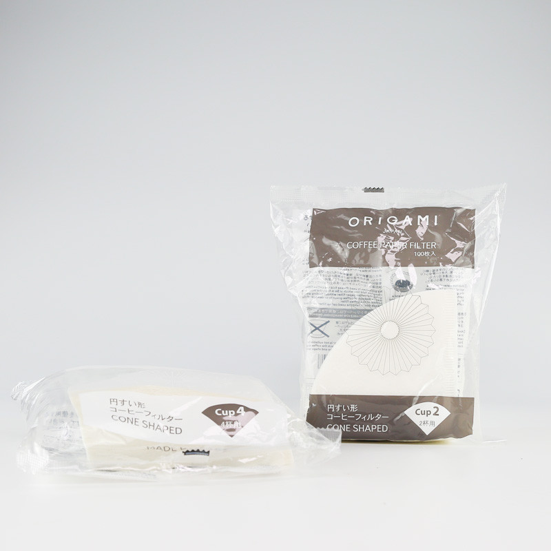 ญี่ปุ่น Origami Origami กระดาษกรองถ้วยกรอง Hand Brew Coffee Conical V60 กระดาษกรองกาแฟชนิดหยด