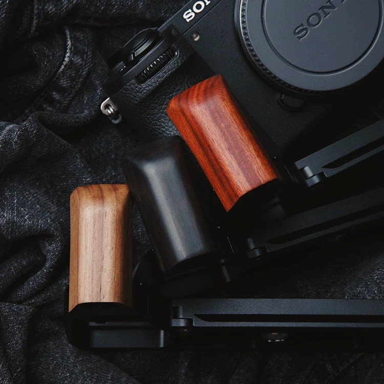 ไม้ L ประเภทวงเล็บขาตั้งกล้องลื่นหัวบอล Quick Release แผ่นฐาน Grip Handle สําหรับ sony A6700 Arca-Sw