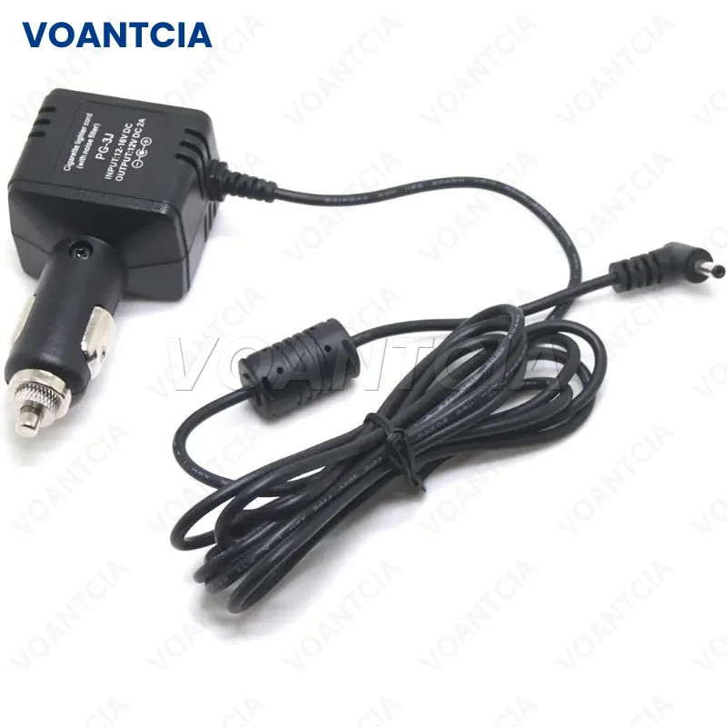 12V-16V DC Car Adapter Charger แทนที่ PG-3J สายไฟบุหรี่ 2m สําหรับ Kenwood TH-F6 TH-D7 TH-K4E TH-K2A
