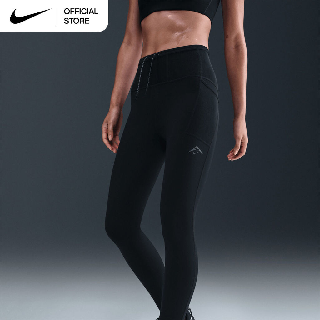 Nike Dri-FIT Women's Trail High-Rise 7/8 Leggings - Black [HV2286-010]