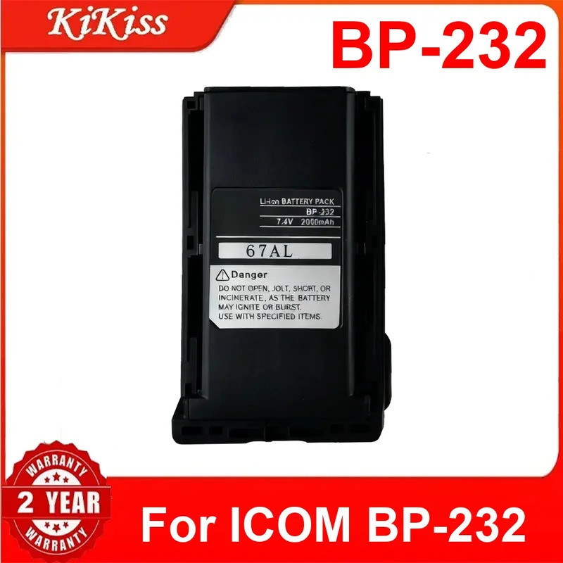 เปลี่ยนแบตเตอรี่ BP-232 สําหรับ ICOM BP-232