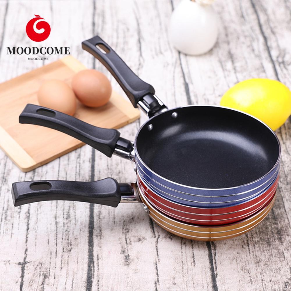 MOODCOME Skillet เครื่องครัวทําอาหารมินิไข่ทอด Griddle Pan
