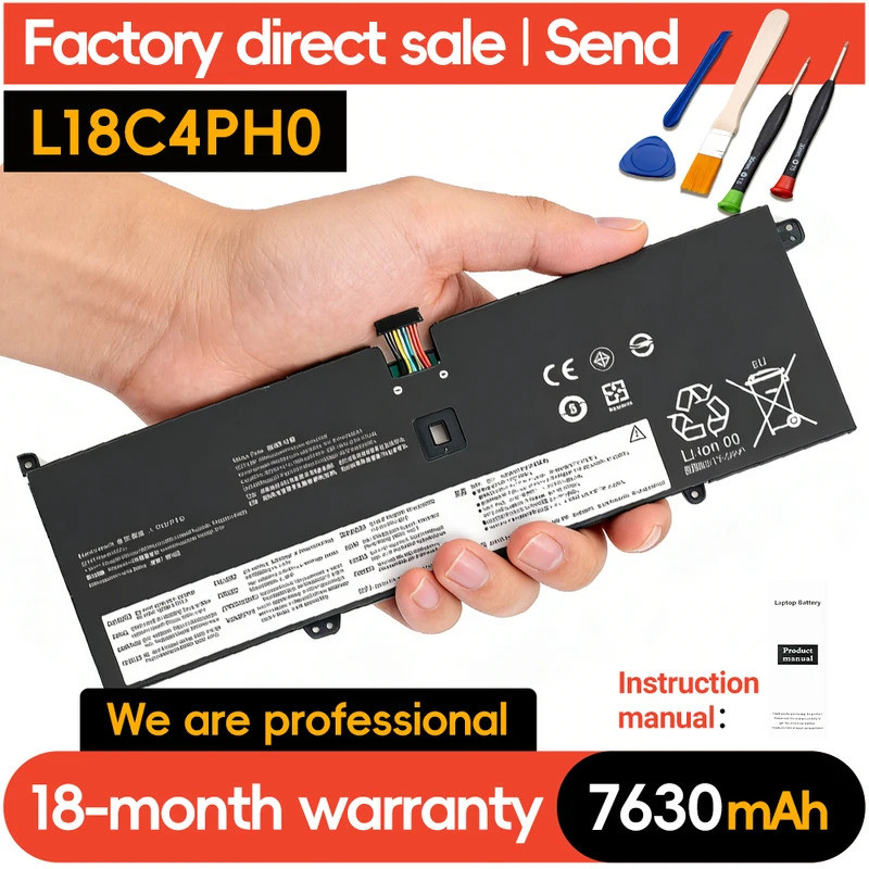 SUOZHAN L18C4PH0 ใหม่ L18C4PH0 แบตเตอรี่แล็ปท็อปสําหรับ Lenovo โยคะ C940/14IIL/81Q9/2ICP5 series 782