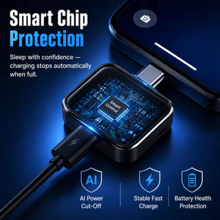 140W USB C อะแดปเตอร์ตัดไฟอัตโนมัติ,ตัวป้องกันการเชื่อมต่อการชาร์จเต็มรูปแบบ, Type C Fast Charging Battery Saver สําหรับแท็บเล็ตโทรศัพท์