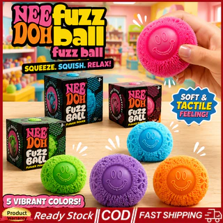 5PCS Schylling Needoh Fuzz Ball Flower Power Sensory Cube Anti-Stress, กระชับวัตถุสําหรับความเข้มข้นในคน ADHD