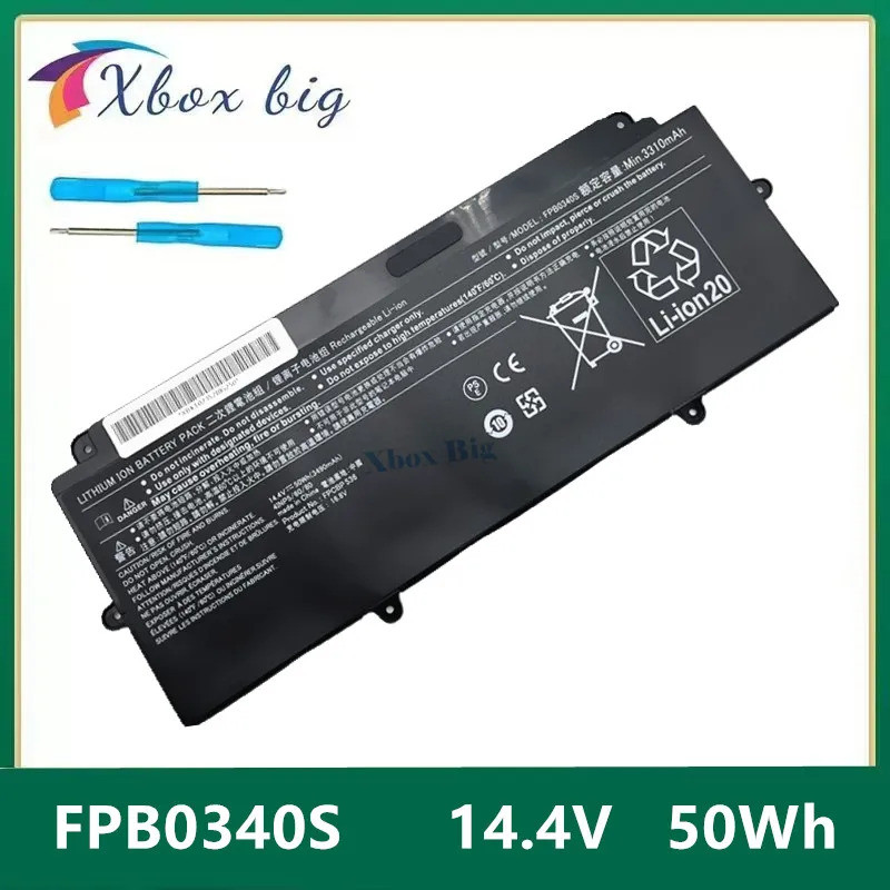 14.4V 50WH 3310mAh FPB0340S แบตเตอรี่แล็ปท็อปสําหรับ Fujitsu FPCBP536 LifeBook U937 U938 U939 U939X 