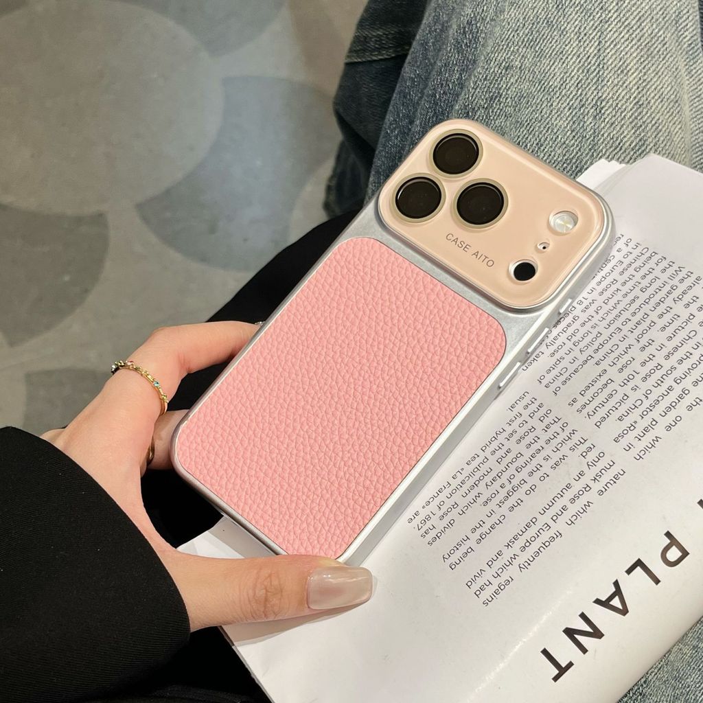 เนื้อหนังลิ้นจี่เหมาะสําหรับ ไอโฟน เปลี่ยนทันทีถึง 17 เคสโทรศัพท์ แอปเปิล 16โปรแม็กซ์15/14 ฟิล์มเลนส์ 13โปรแม็กซ์ เคสป้องกันฝุ