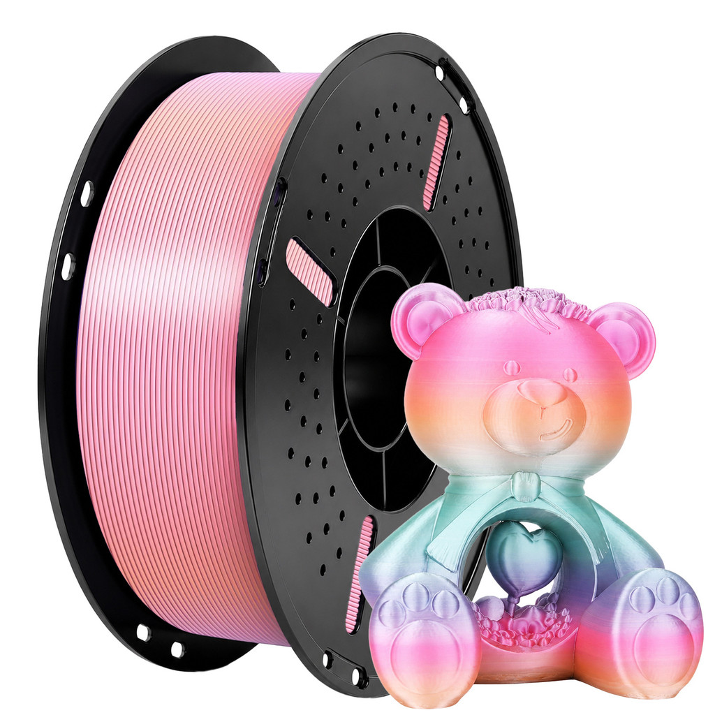 เครื่องพิมพ์ 3D PLA วัสดุสิ้นเปลืองแสงสี Macaron ในตัว FDM วัสดุ 1.75 มม.ลวดพื้นผิวเคลือบ