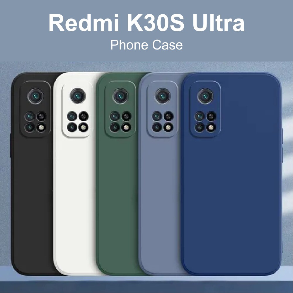 Case HomeFor Redmi K30S Ultra Fall Protection Silicone Full Case Classic Solid Color Phone Case Cove