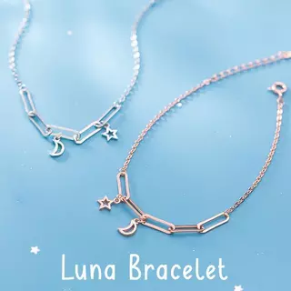 Luna Bracelet สร้อยข้อมือเงินแท้ S925 [MERCELO]