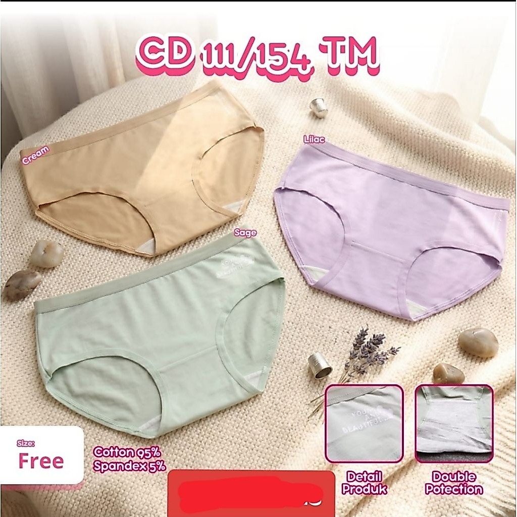KATUN CD IMPORTED WOMENS UNDERWEAR COTTON SPANDEX ผู้หญิงธรรมดา COOL STRETCHY ELASTIC SOFT SMOOTH PR