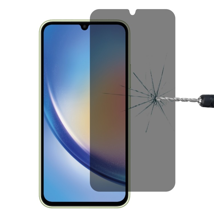 SAMSUNG สําหรับSamsung Galaxy A34 5Gแบนพื้นผิวความเป็นส่วนตัวฟิล์มกระจกนิรภัยสําหรับSamsung Galaxy A