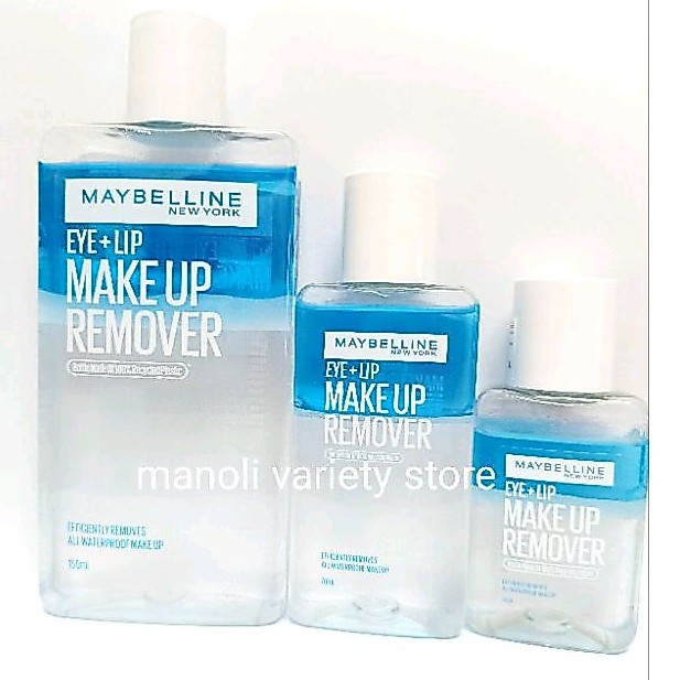 เมย์เบลลีน นิวยอร์ก น้ำยาล้างเครื่องสำอาง 150ml พร้อมส่ง maybelline newyork eye lip makeup remover โลชั่น เช็ดผิวหน้า