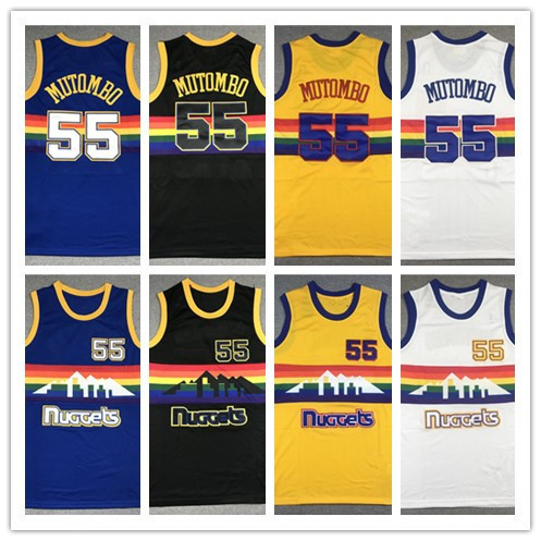 Nuget Vintage snowmountain version Mutombo เสื้อบาสเก็ตบอล