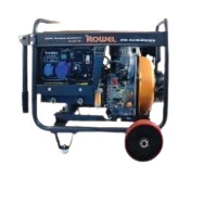 ROWEL เครื่องปั่นไฟดีเซล รุ่น RW-DE-DGW180AES (8.64) 5 kw. เเบบเชื่อม เครื่องกำเนิดไฟ