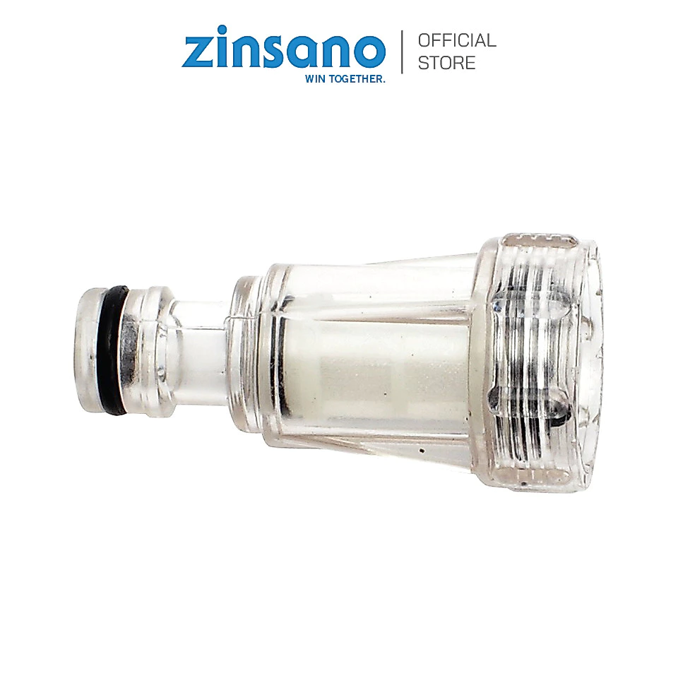 ZINSANO ข้อต่อสวมเร็วตัวผู้พร้อมกรอง สีใส 3/4นิ้ว ใช้ได้ทุกรุ่น