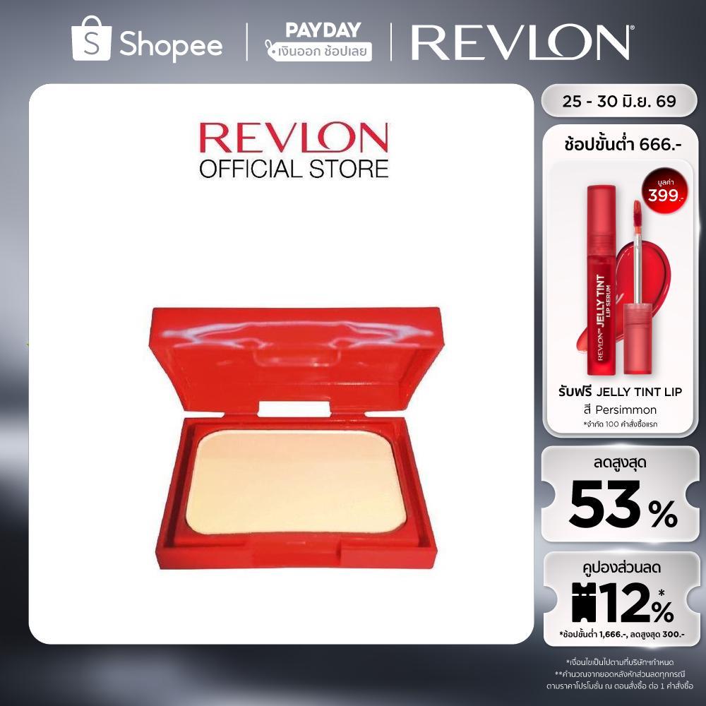 Revlon Age Defying Powder เรฟลอน เอจ ดีฟายอิ้ง พาวเดอร์ แป้งอัดแข็ง ผสมรองพื้น (แป้งพัฟเรฟลอน, ปกปิดริ้วรอย, จุดด่างดำ)
