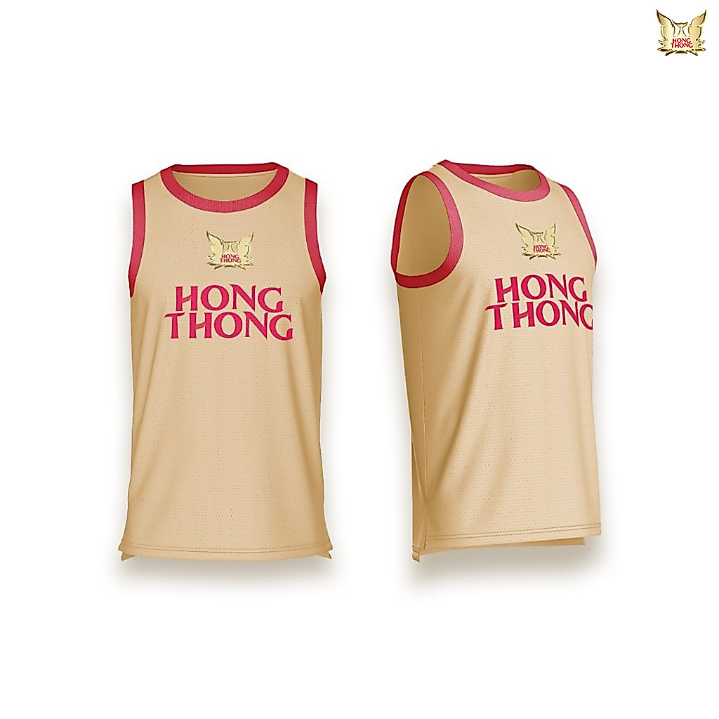 เสื้อกล้ามหงส์ทอง สีทอง ไซซ์ L - XL