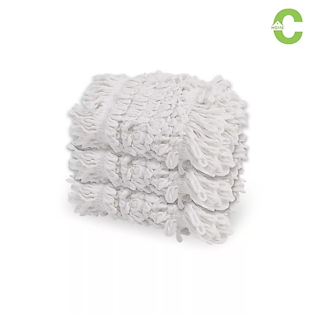 HOMEC ผ้าม็อบถูพื้น แผ่นม็อบไมโครไฟเบอร์ mop cloth ซึมซับได้ดี ดันฝุ่น ไม่ฟุ้งกระจาย ล้างออกง่าย