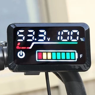 YST จอแสดงแบตเตอรี่ดิจิทัล มอเตอร์ไซค์ 48V-72V วัดแรงดันไฟฟ้า ความแม่นยำสูง สำหรับสกู๊ตเตอร์ไฟฟ้า จักรยานไฟฟ้า