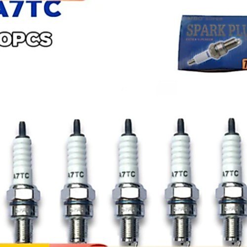 หัวเทียน  เกลียวสั้น C7HSA มอเตอร์ไซด์ (ยกกล่อง 10หัว) เวฟ100,ดรีม,สแมค,มีโอ,ฟีโน่
