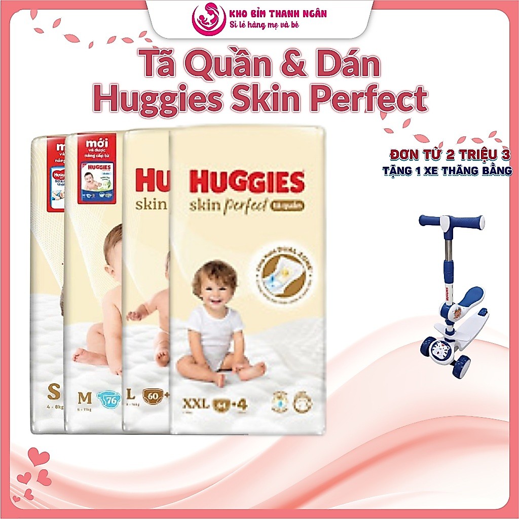 Huggies Diapers / กางเกงผ้าอ้อม Huggies skin perfect - Huggies White XXL26 - Green Huggies - โกดังผ้