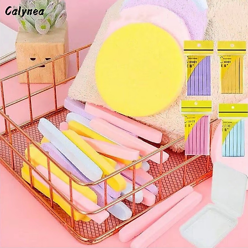 CALYNEA พัฟฟองน้ำล้างหน้าแบบอัดเม็ด ใช้แล้วทิ้ง สำหรับทำความสะอาดผิวหน้า 12 ชิ้น 1 ถุง (ซื้อ 1 ได้ 3 ถุง  ทั้ง36ชิ้น ）