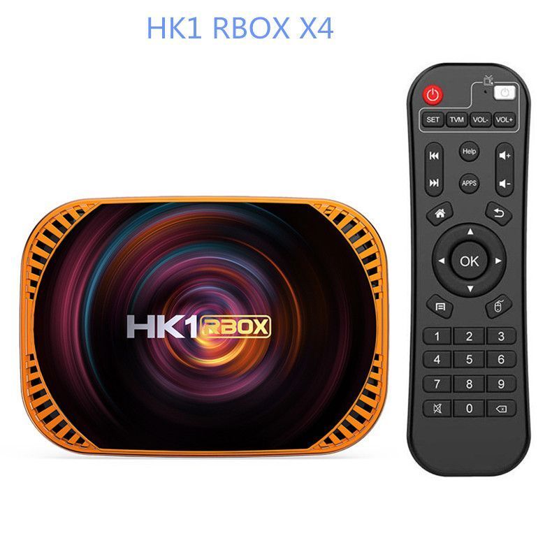 Hk1 rbox x4 Set Top Box 4G/64G S905X4 Android 11 8k Dual Band Network HD Player