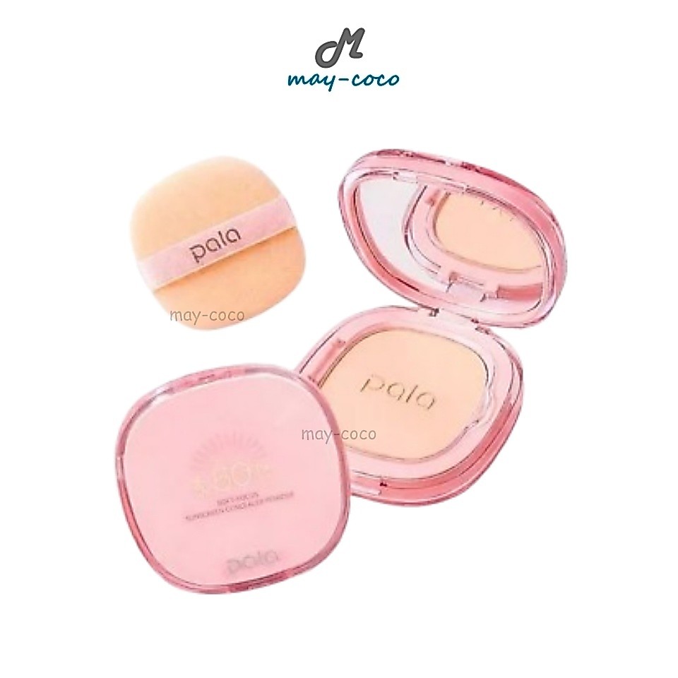 ถูก/แท้/มีไลฟ์ แป้ง PALA Soft-Focus Sunscreen Concealer Powder SPF50+ PA+++ พาลา แป้งพัฟผสมคอนซีลเลอร์ กันแดด ปกปิด