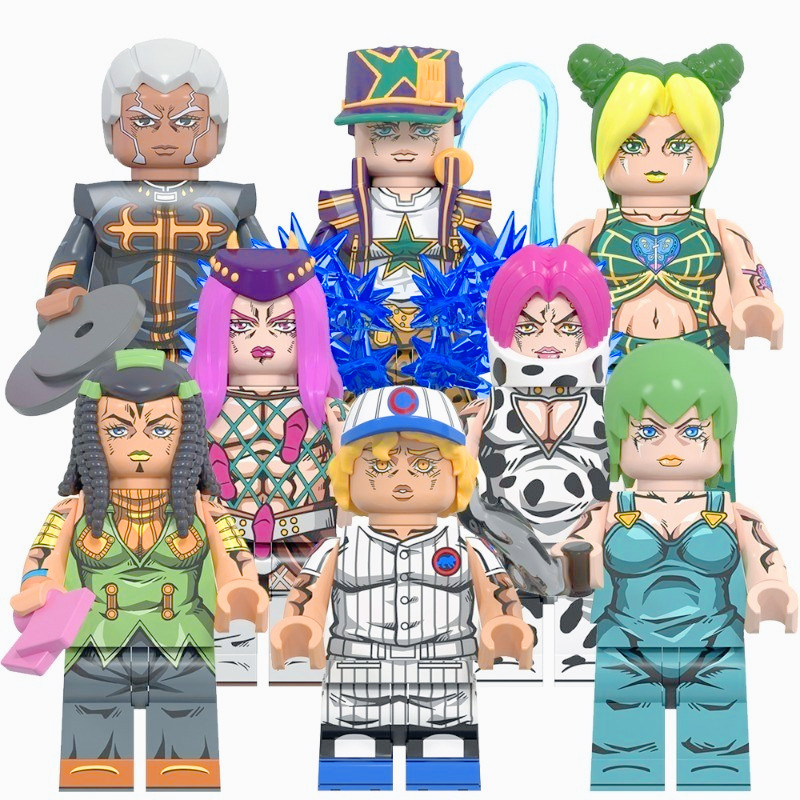 JOJO อะนิเมะ Enrico Pucci Jolyne Cujoh Kujo Jotaro Emporio Alnino Narciso Anasui อะนิเมะอาคารบล็อกรู