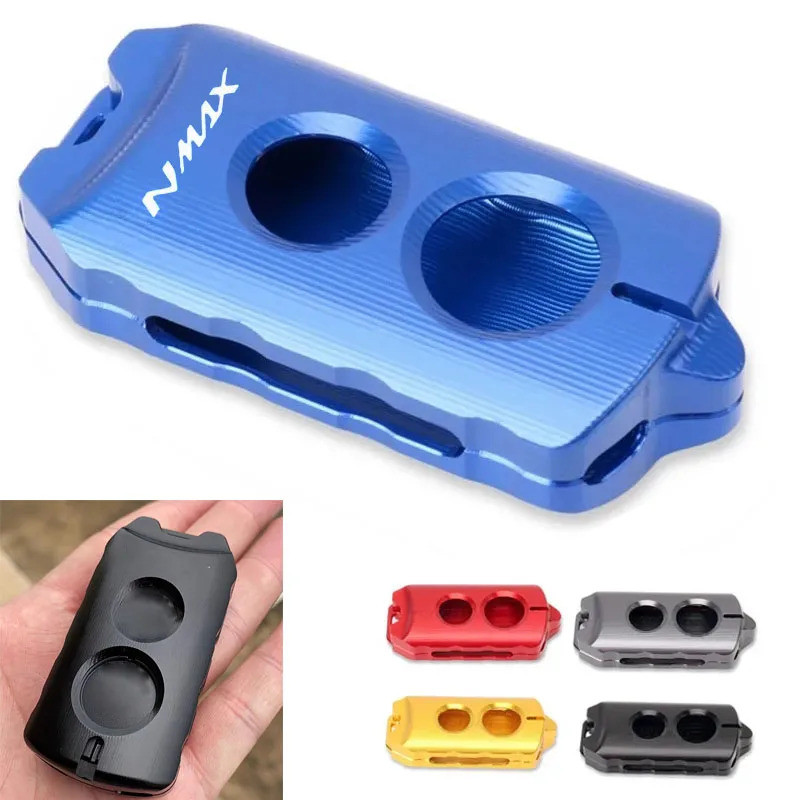 รถจักรยานยนต์ CNC ฝาครอบกุญแจเชลล์คีย์ป้องกัน Fit สําหรับ NMAX 155 N-MAX 155 NMAX155 2015-2019