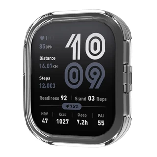 เคส TPU แบบนุ่มปกป้องหน้าจอสําหรับ Huami Amazfit Bip max A2568 Bip6 กันชนป้องกันโปร่งใสคลุมทั้งหมด
