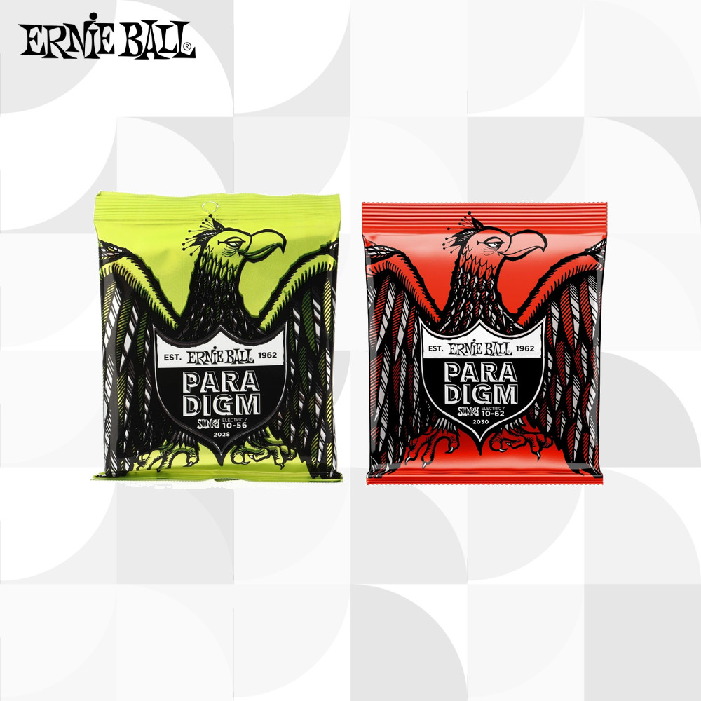 ERNIE BALL Paradigm Slinky 2028/2030 Regular Slinky/Skinny Top Heavy Bottom Slinky 7 สาย Electric Gu