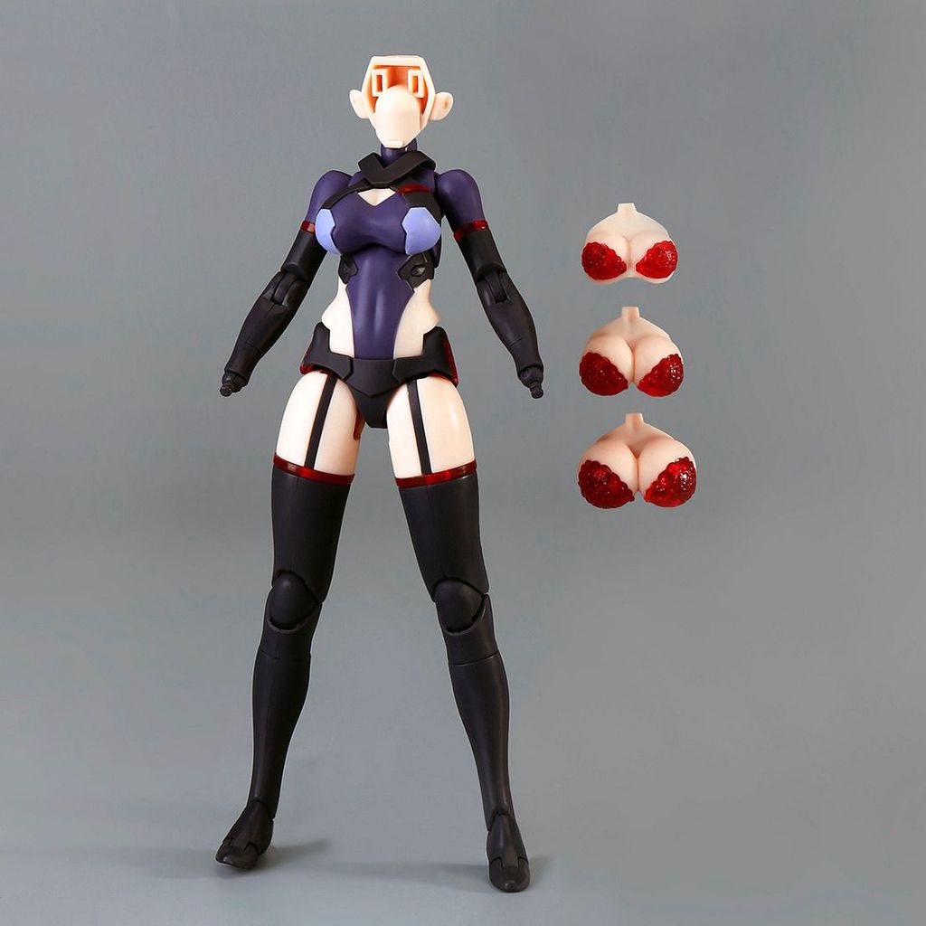 Dhouse 1/12 Black Mecha Musume Body Parts Set - ชุดโมเดลประกอบเข้ากันได้กับ Kotobukiya Susanoo ในสต็อก