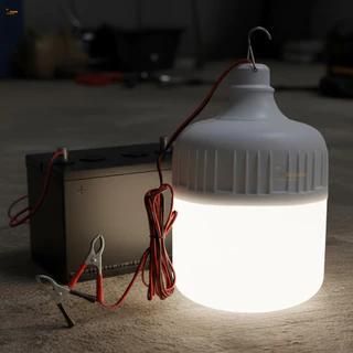หลอดไฟแขวน LED DC12V พร้อมสายหนีบแบตเตอรี่ แสงสว่างคมชัด ใช้งานได้ทุกสถานที่