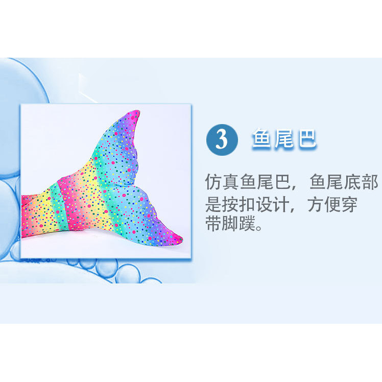 เด็กผู้หญิง MPRQ ชุดเจ้าหญิงเครื่องแต่งกายสูทชุดว่ายน้ําฤด รูปที่ 8