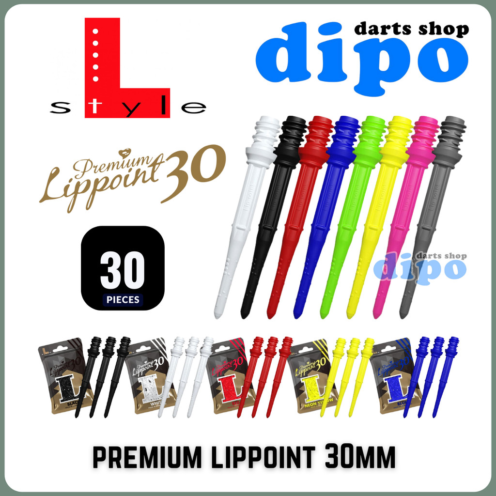 L-style Darts Soft Tips - Premium Lippoint 30mm 2BA 30 ชิ้น