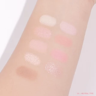 [📦 ส่งด่วน - ราคาถูก ] ชิฟฟ่อน ริบบอน อายพาเลทท์ตา Meilinda Chiffon Ribbon Eye Palette (MC3135)