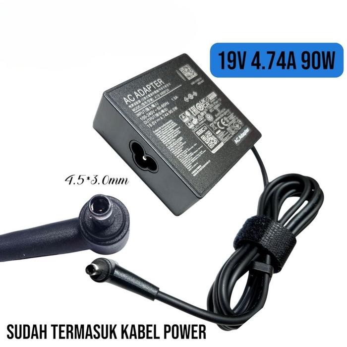 เครื่องชาร์จ Adaptor Asus A19-090P2A 19V - 4.74A 90W DC 4.5*3.0 มม. PIN Central Logo 90W -AP