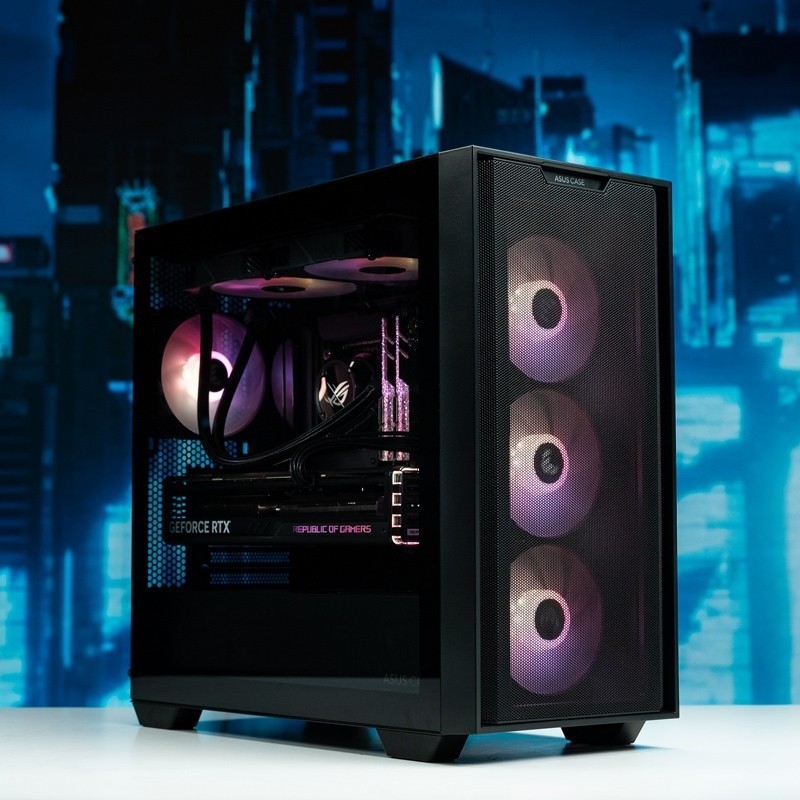 R ROG 13th Generation CPU12490F/12900KF RTX40 Series 4070Ti กราฟิกการ์ดสีขาว Asus Office Desktop ทั้