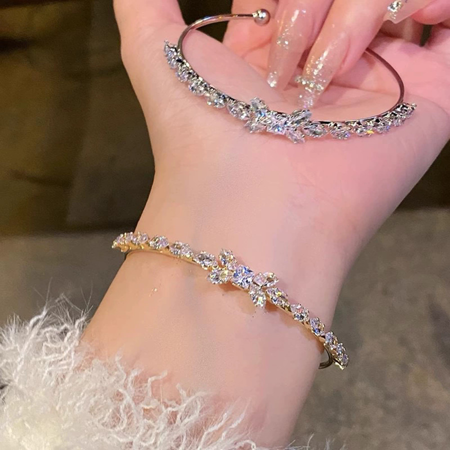สร้อยข้อมือโบว์ซิทริน ออกแบบสไตล์เกาหลีหรูหรา เหมาะสำหรับคนชอบแฟชั่น haute couture