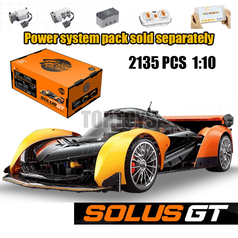 Eikee Master McLaren SOLUS GT Y10000 (2135 pcs) 1:10 Super Car รุ่น Biliding บล็อกของเล่นของขวัญ
