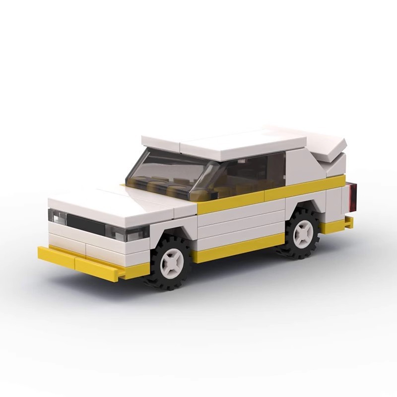 MOC Building Blocks Mini Audi Sports Version Quattro S1 Mini Assembling Building Blocks