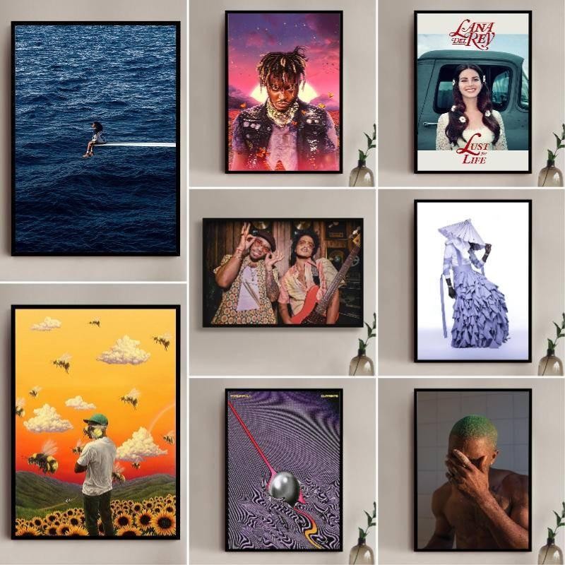 Sza โปสเตอร์ SOS อัลบั้มปกผ้าใบโปสเตอร์ Lana Del Rey Beauty Tyler The Creator เพลงโปสเตอร์ Wall Art Decor พิมพ์ภาพภาพวาด