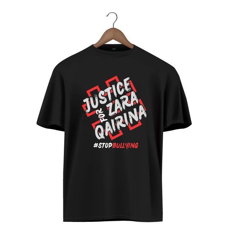 Justice For Zara Qairina STOPBULLYING Cotton เสื้อยืด Unisex 2025
