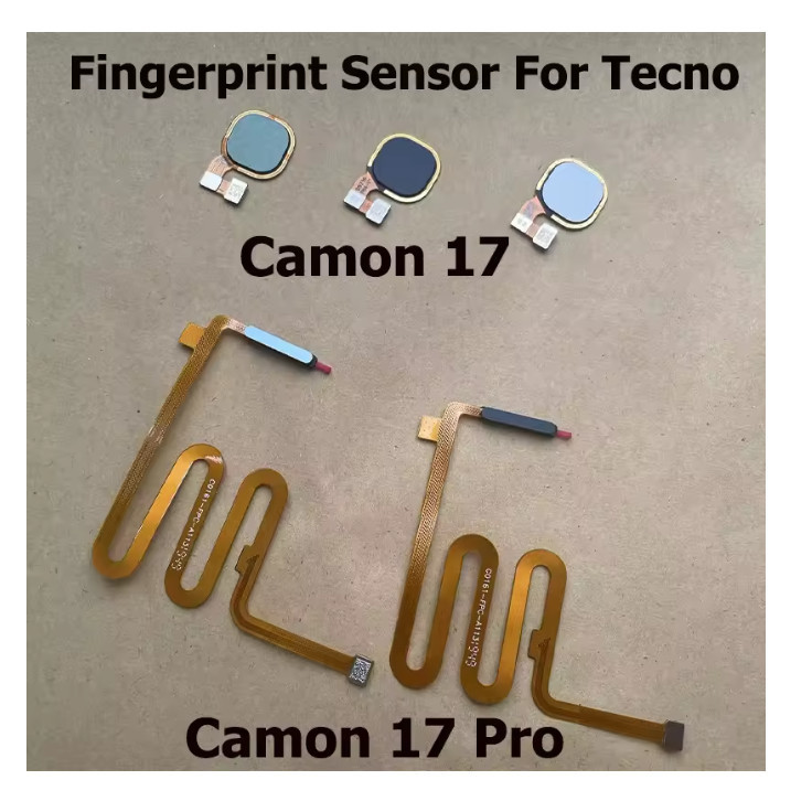 ลายนิ้วมือ Flex สําหรับ Tecno Camon 17p CG7 17 17PRO นิ้วพิมพ์เซ็นเซอร์ปุ่ม Flex FHLSP