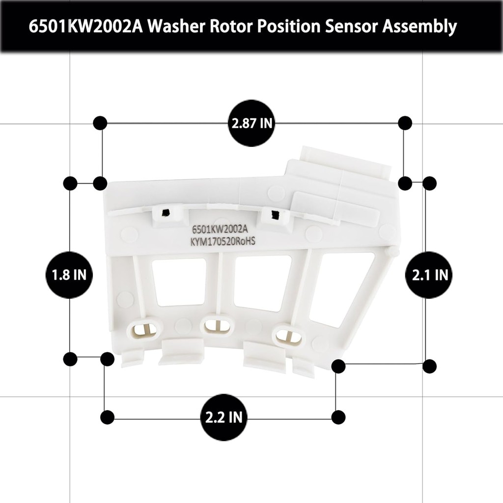 เครื่องซักผ้า Hall เซ็นเซอร์ตําแหน่งโรเตอร์ Ken-More Elite L-G รุ่น WM3570HVA,WM4270HVA,WM3170CW,WM3