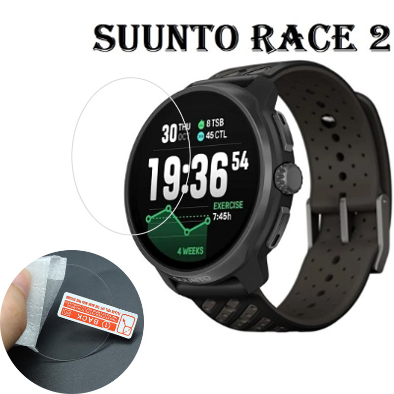 Suunto Race 2 S ป้องกันหน้าจอสําหรับ Suunto Race2 กระจกนิรภัยป้องกันฟิล์ม Hard Glass Films