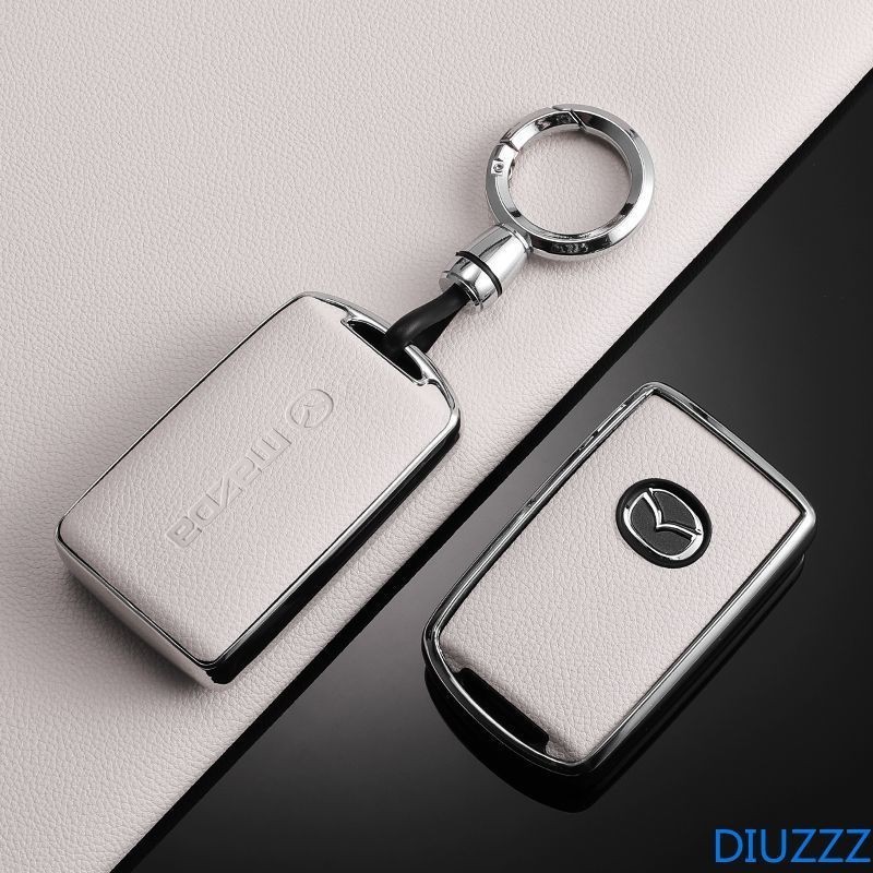 XD TPU หนังกุญแจรถฝาครอบ Fob สําหรับ Mazda Alexa CX-30 CX-3 CX-5 CX-7 CX-9 CX-4 3 ปุ่ม Auto Key SHEL