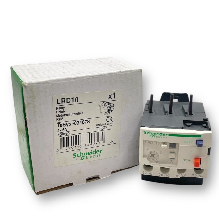 โอเวอร์โหลด LRD10 4-6A ชไนเดอร์ พร้อมส่ง ใช้สำหรับแม็กเนติก